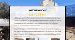 Desktop Screenshot of pigeonsglendale.com