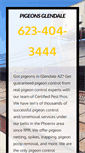 Mobile Screenshot of pigeonsglendale.com